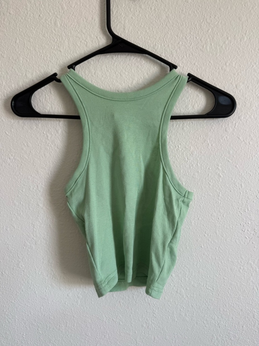 H&M Mint Green Ribbed Racerback Tank